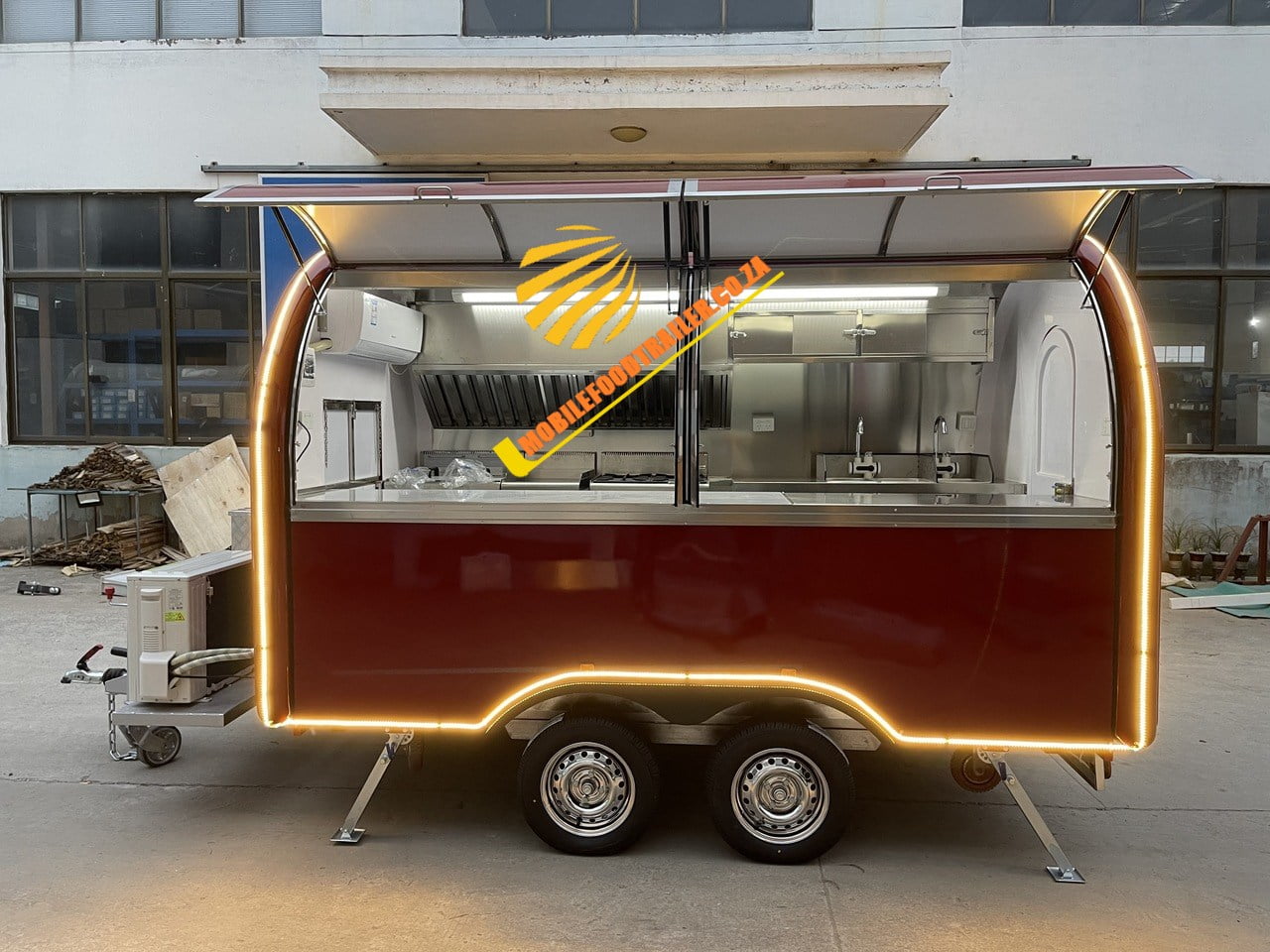 mjs74 food trailer Mobile Food Trailer